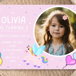 Printable Cute Birthday Invitation Card - Etsy
