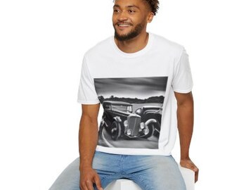 Camiseta de coche vintage