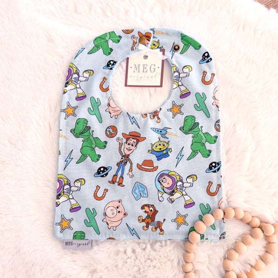 Toy Story Adjustable Snap Bib, Personalizable