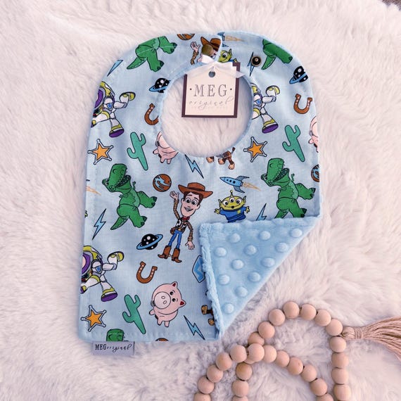 Toy Story Adjustable Snap Bib, Personalizable