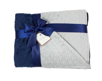 MEG Original Coral & Aqua Minky Dot Baby Girl/Toddler Crib Blanket 6771 MEG Original Coral & Aqua Minky Dot Baby Girl/Toddler Crib Blanket 6771