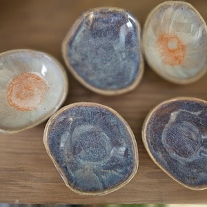 Handmade Ceramic Ring Dish | Small Dipping Bowl | Organic Sauce Bowl | Pottery Gift