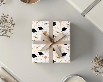 Graduierung Geschenkverpackung, Congrats Festliche Party Zubehör | Dekoratives Geschenkpapier für die Präsentation des Abiturabschlusses