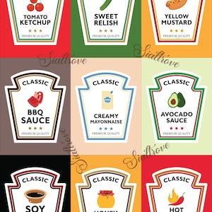 Condiment SVG, Halloween Condiments Svg, Tomato sauce, Mustard Svg, Ketchup Svg, Group condiment shirts SVG, Best Buds SVG, sauces svg