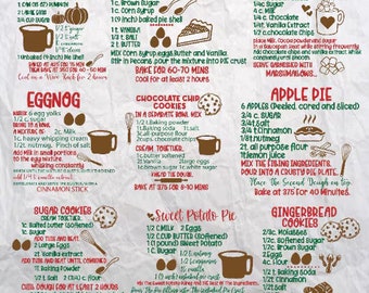 Recipe Bundle Svg, Chocolate Chip Cookie Recipe SVG, cookie recipe svg, Farmhouse Kitchen svg, Bundle Recipe cut file, Gingerbread Cookie