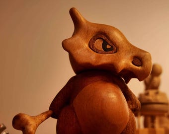 Handcrafted Wooden Figurine: Magnetic, Natural Wood Inlay, Customize Your Own Design