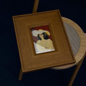 Minimalist Natural Wood Picture Frame – Solid Wood Modern Photo Frame, Stylish Gallery Wall Frame, Multi-Size