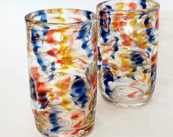 this pair of two Swirl Tumblers