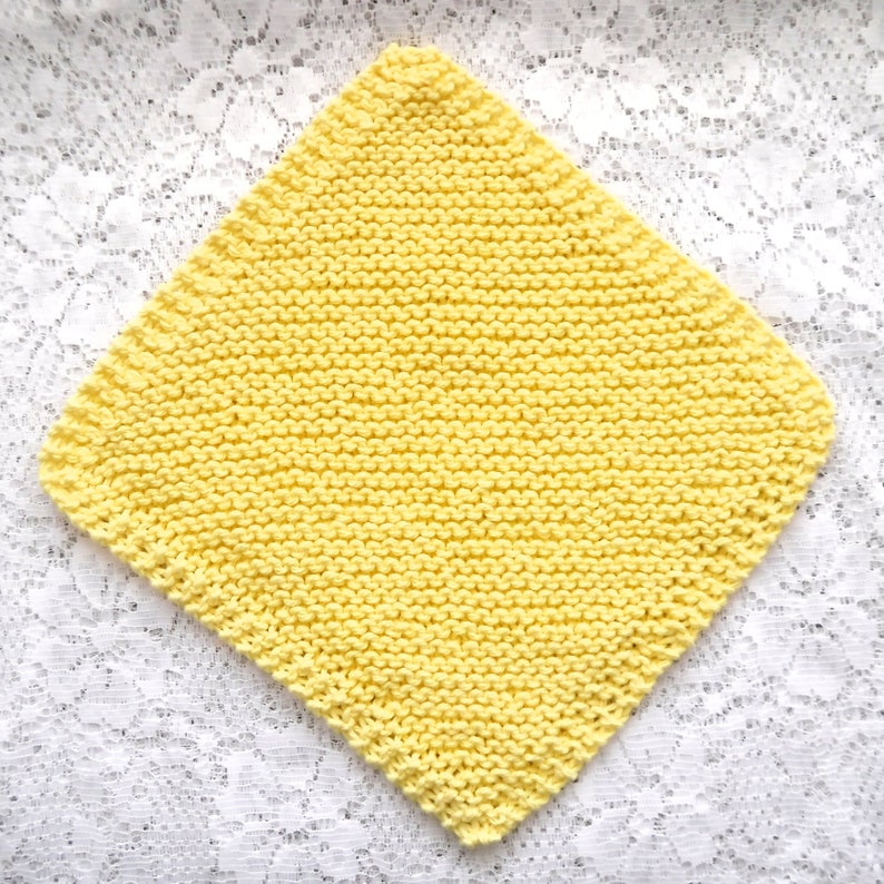 Cotton Dishcloths Cotton Facecloths Yellow Orange Fuchsia Pink