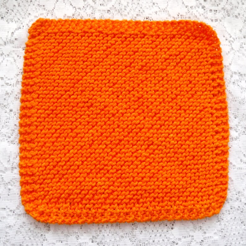 Cotton Dishcloths Cotton Facecloths Yellow Orange Fuchsia Pink