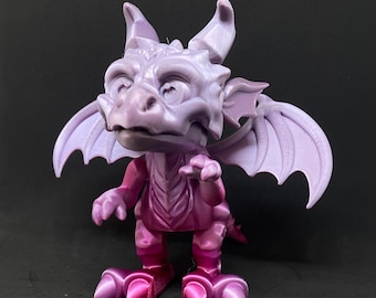 Movable dragon figurine