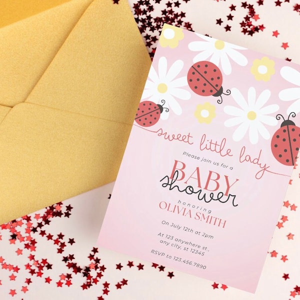 Ladybug Baby Shower - Etsy