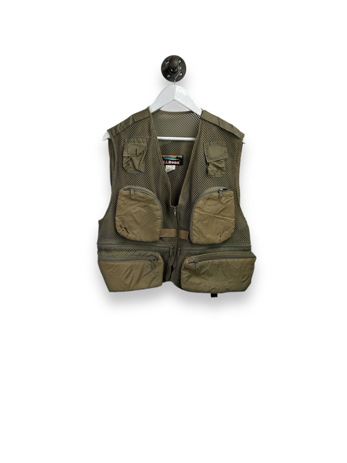Vintage 80s/90s L.L. Bean Mesh Multipocket Fishing Vest