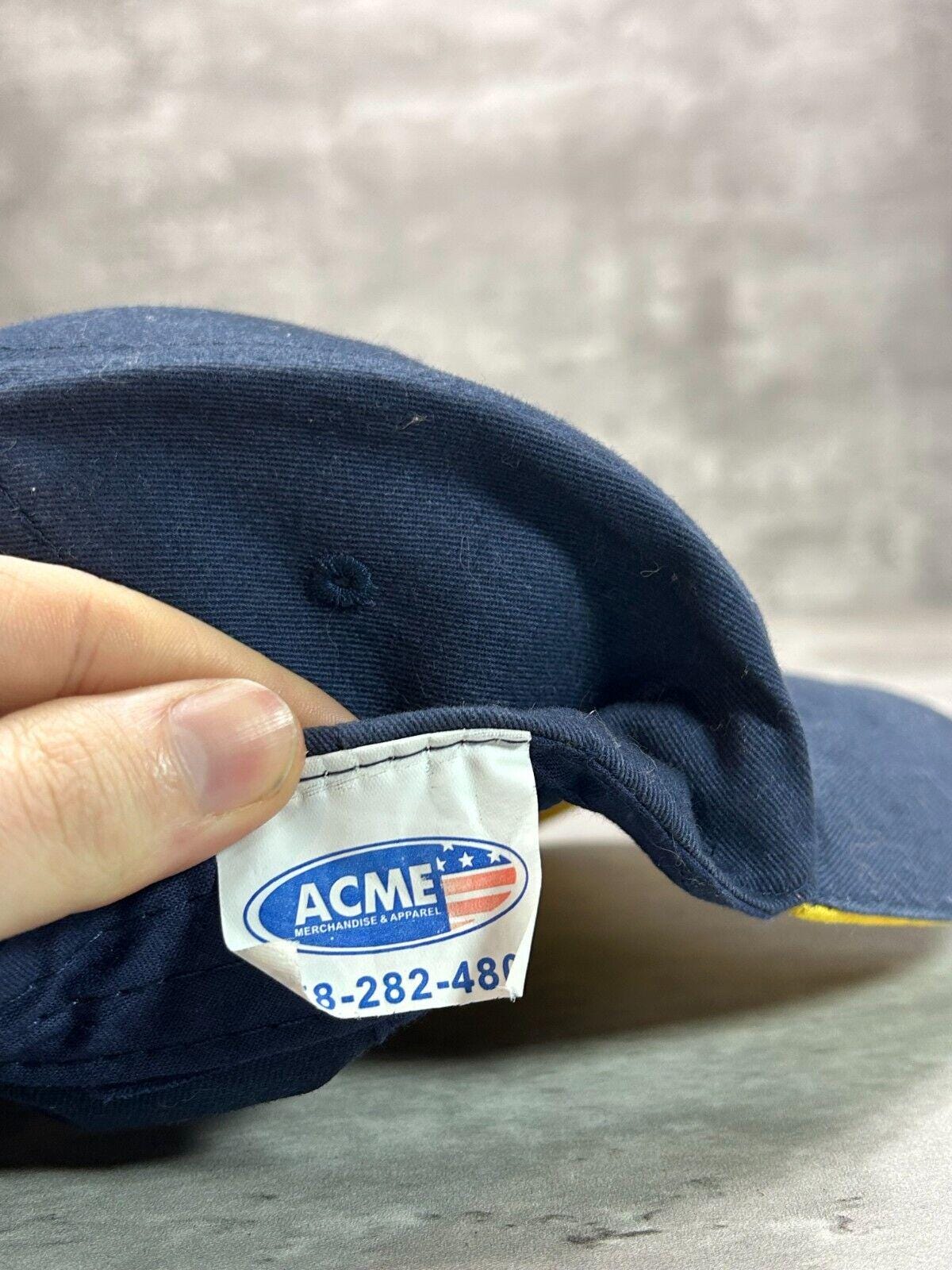 Miller Lite Chapeau Casquette Strapback Bleu Blanc Brodé