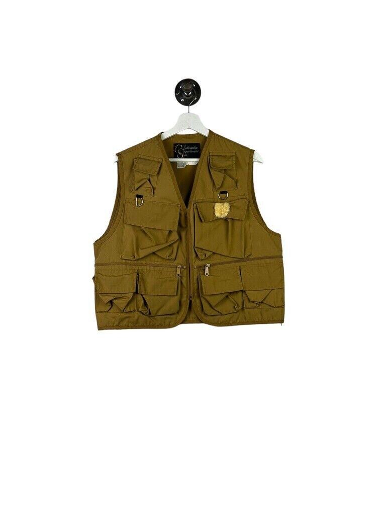 Vintage 90s Columbia Sportswear Hunting/fishing Vest Jacket Size 