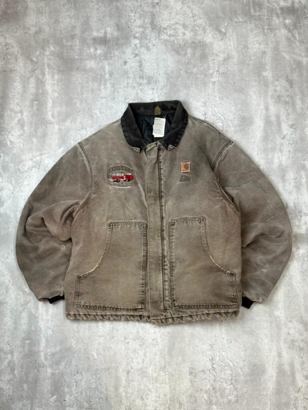 Jaqueta de trabalho vintage Carhartt com isolamento de lona Arctic