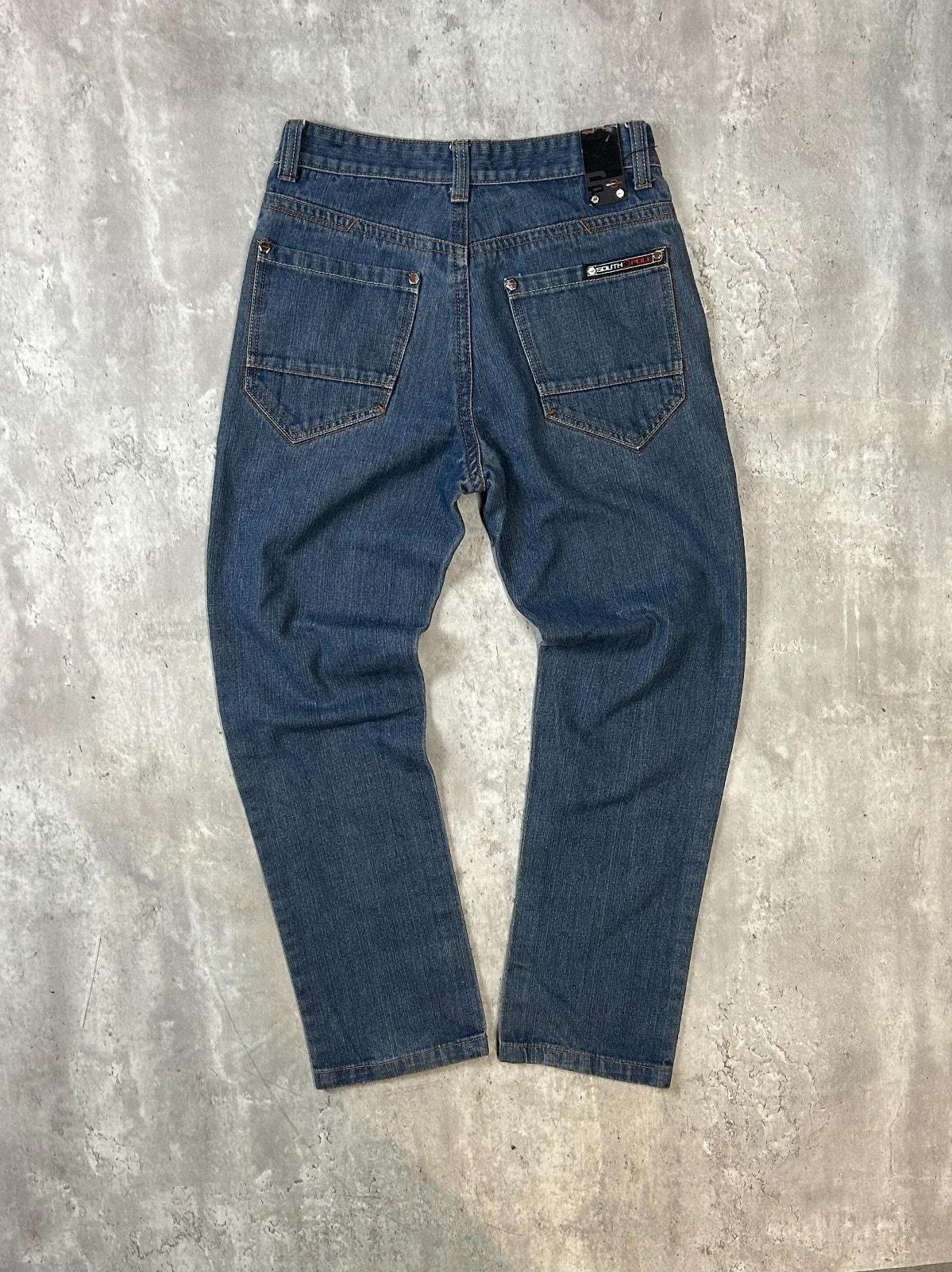 Vintage Y2K Southpole Dark Wash Denim Pants Size 30 Blue - Etsy Israel