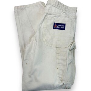 Vintage Dickies Sherwin Williams Canvas Work Wear Painters Pants