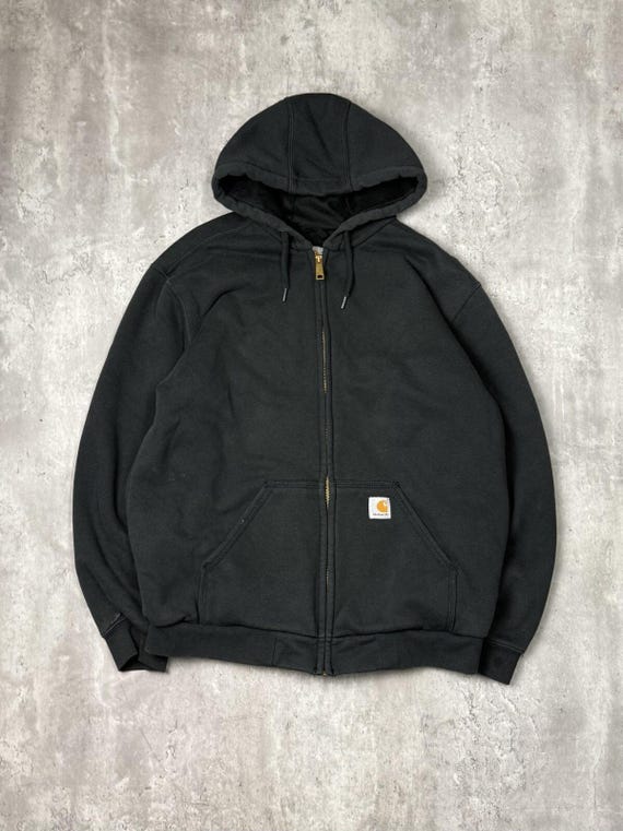 Vintage Carhartt Heavyweight Full Zip Hooded Workwear Sweatshirt