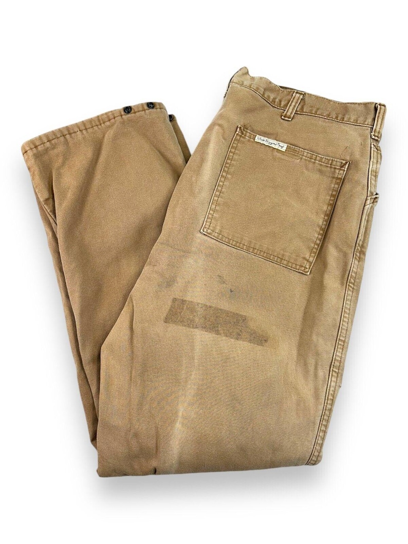 Vintage 90s Walls Quilted Lined Thinsulate Canvas Workwear Pants Size