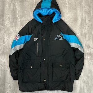 90s APEX NFL Carolina Panthers ナイロンジャケット Vintage Carolina Panthers Apex One Jacket Coat Mens Size Large