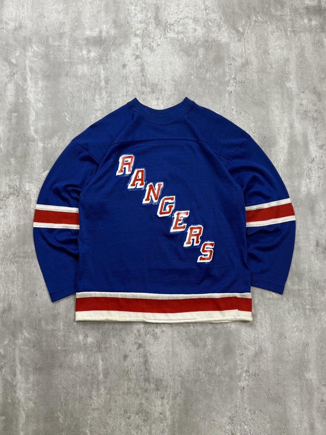 Vintage 70s/80s New York Rangers NHL Blue Hockey Jersey Size Medium - Etsy