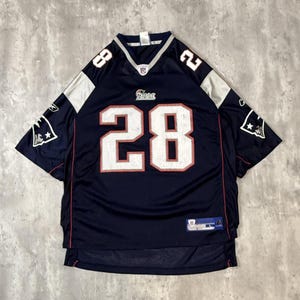 Vintage Corey Dillon #28 New England Patriots NFL Reebok Jersey Size Large