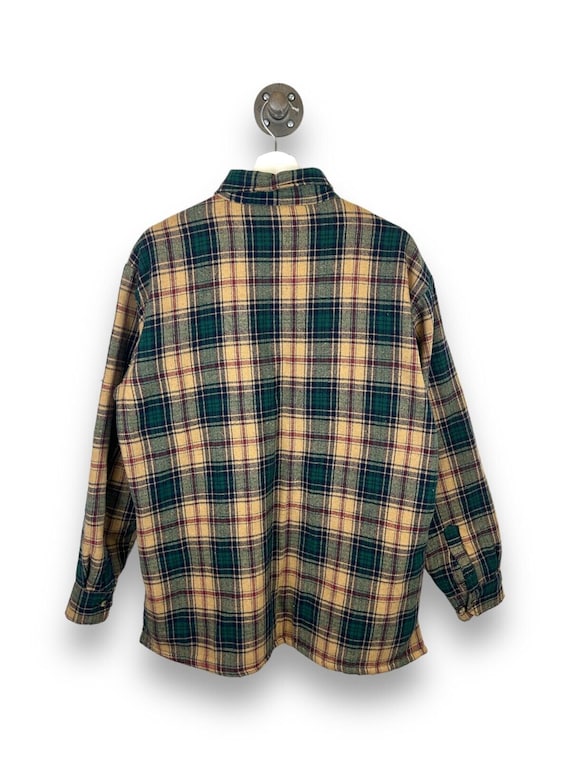 Vintage Briggs Insulated Plaid Double Pocket Wool… - image 2