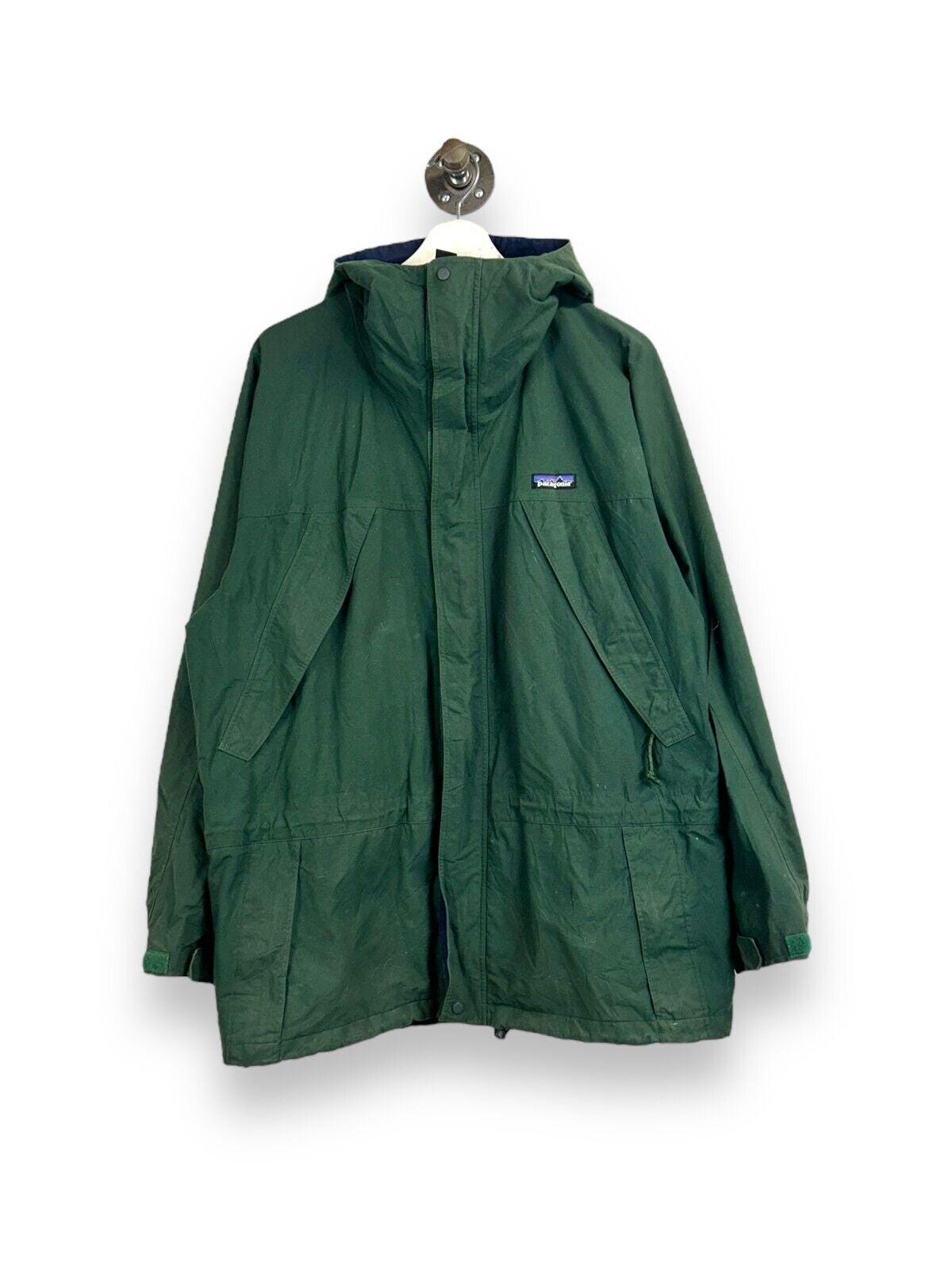 Vintage 90s Patagonia Mountain Parka Jacket Size L Blue | eBay