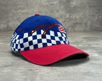 Gorra vintage Dale Jarrett #88 Nascar Racing con bordado y cierre ajustable, talla única.