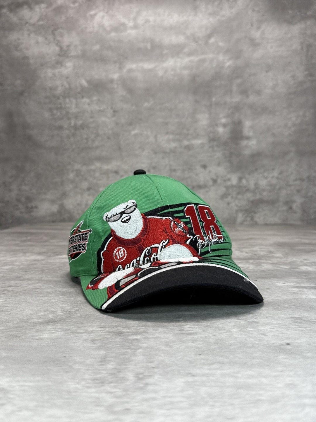 Vintage 90s Bobby Labonte #18 Nascar Interstate Racing Snapback