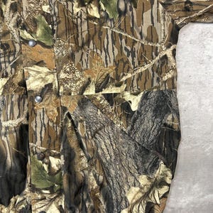 Vintage 80-/90-tals Mossy Oak Tree Camo jaktvindjacka storlek Medium bild 5