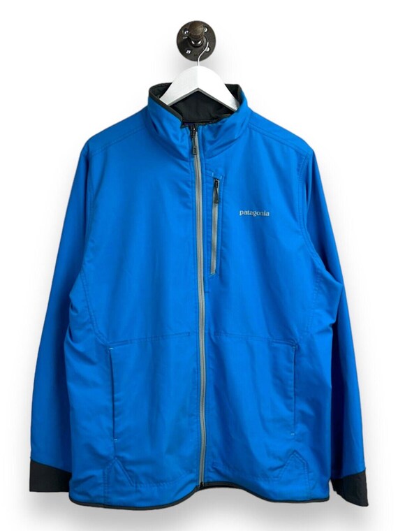 Patagonia windbreaker blue hotsell