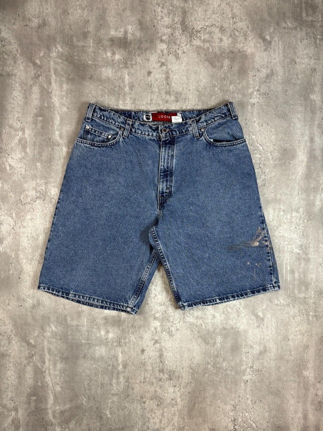 パンツ [M] 90s silver tab LOOSE denim shorts Vintage 90s Levis Silver Tab Loose Fit Medium Wash Denim