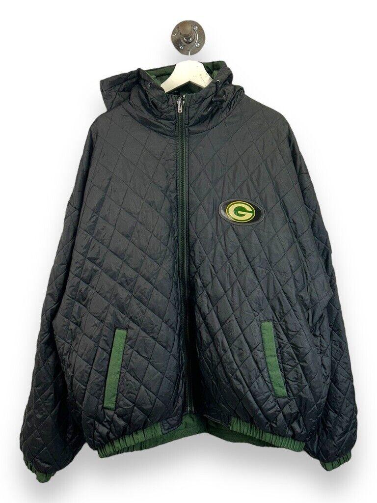 Vintage 90s Green Bay Packers NFL Insulated Reversible Nylon