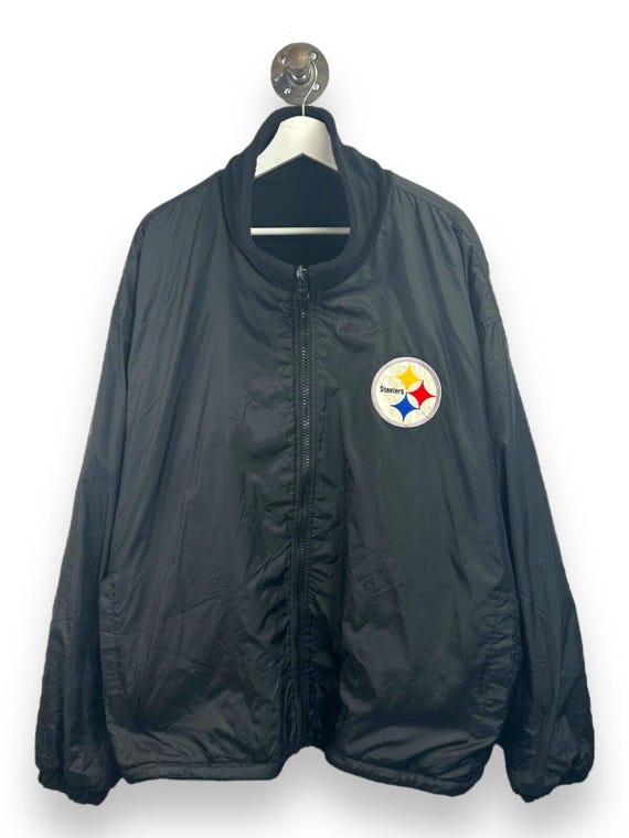 期間限定キャンペーン NFL Steelers Pittsburg 90s Vintage Reversible Nylon Fleece ウォームアップウェア