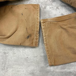 Vintage Carhartt Canvas Workwear Carpenter Pants Size 31 Beige image 9