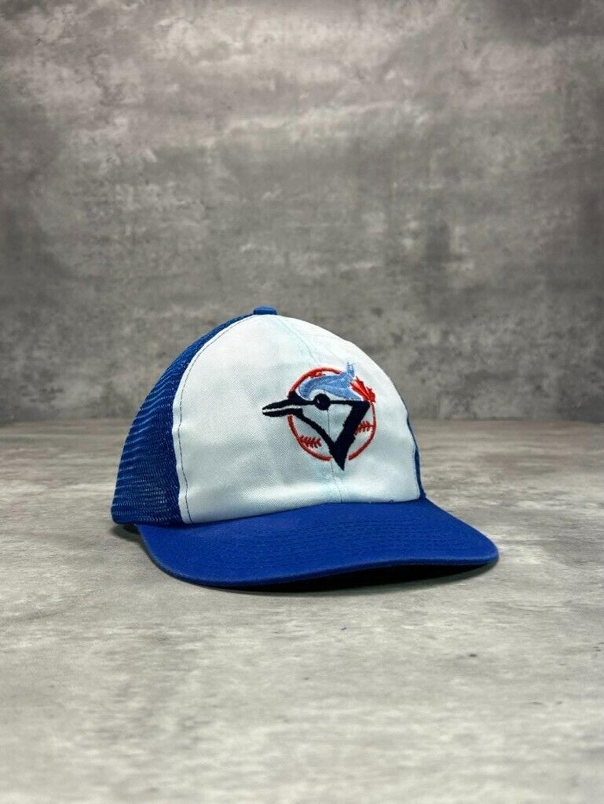 Vintage 80s Toronto Blue Jays MLB Embroidered Trucker Snapback Hat