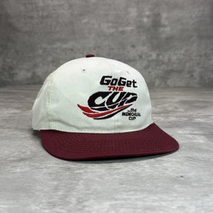 Vintage 90s CHL Memorial Cup Go Get The Cup Embroidered Hockey Snapback Hat OSFA