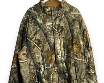 Vintage Duck Camo Hunting Jacket With Corduroy Collar Etsy Ireland