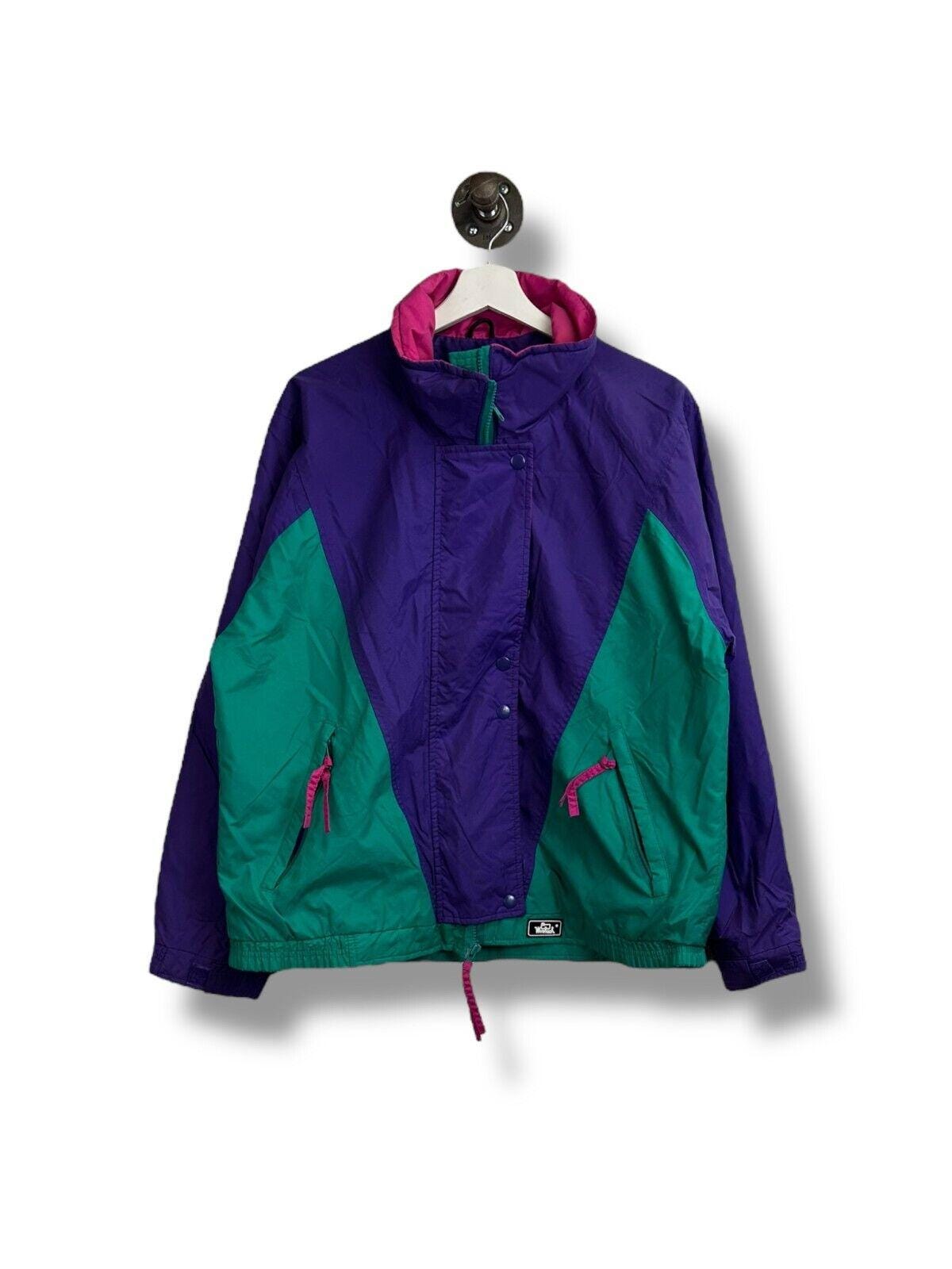ジャケット citybreeze Woolrich loose fit diagonal cut single jacket_BLA Vintage 80s/90s Woolrich Two Tone Full Zip Windbreaker