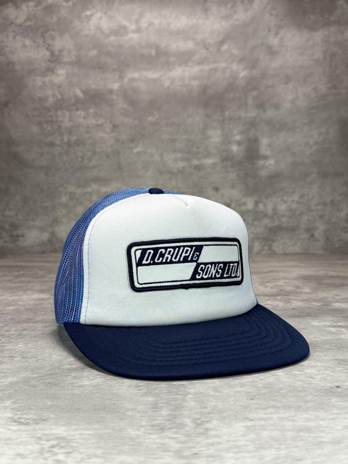 キャップ ヤンキース 80s トラッカーハット スナップバック ビンテージMLB ヴィンテージ 1980年代 D.Crupi & Sons LTD 刺繍パッチ トラッカー