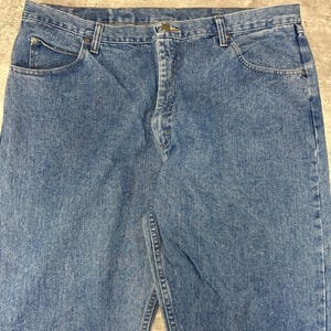 Vintage Wrangler Authentic Jeans Medium Wash Denim Pants Size 42 image 4