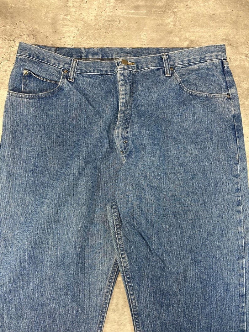 Vintage Wrangler Authentic Jeans Medium Wash Denim Pants Size 42 image 4