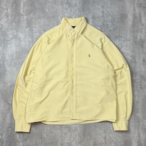 Vintage Polo Ralph Lauren Embroidered Reworked Cropped Button Up Shirt Sz Large
