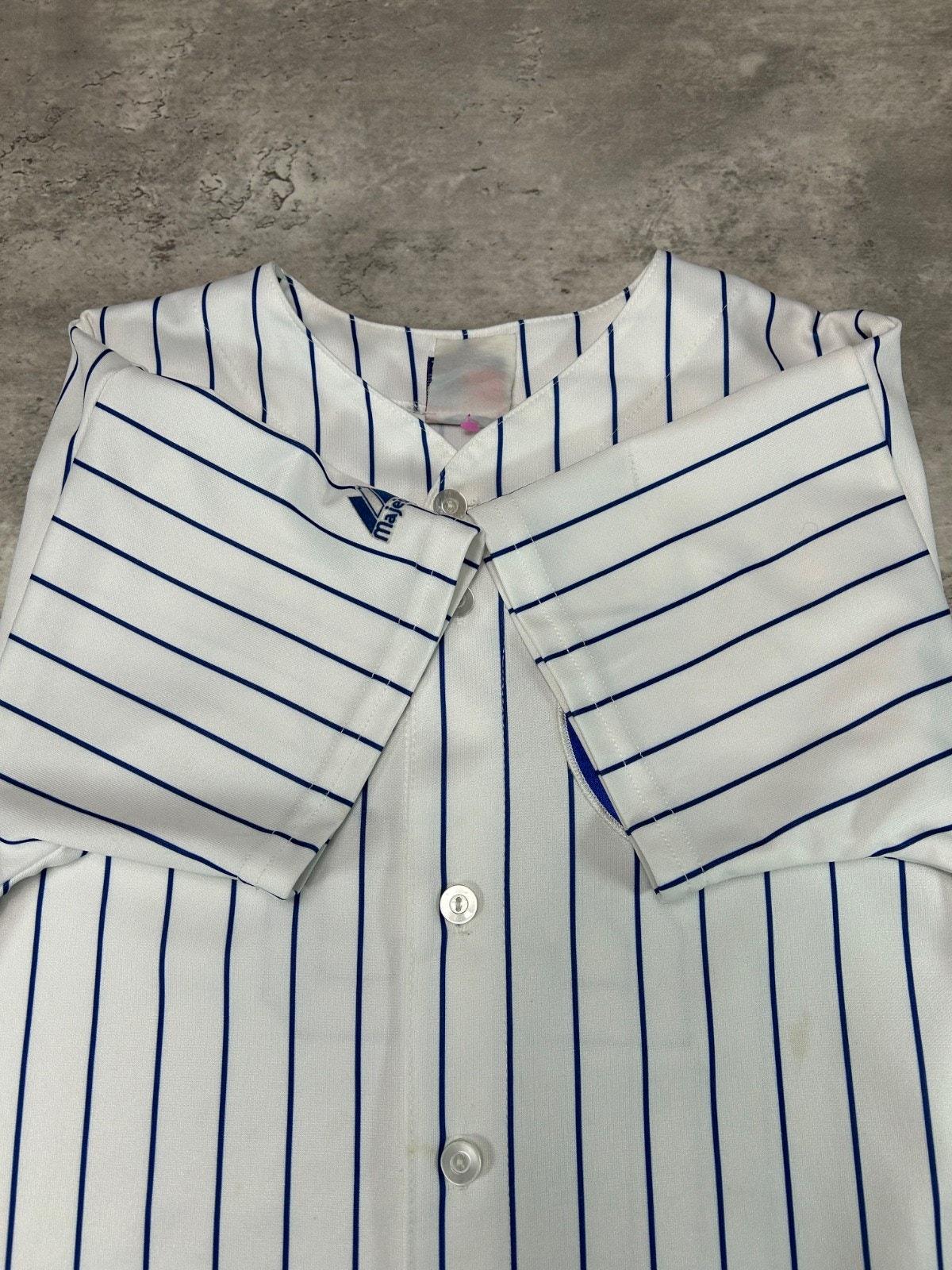 MAJESTIC マジェスティック Cubs カブス Derrek Lee ベースボールシャツ サイズM ポリエステル ブルー MLB 美品 中古 4c067098 MAJESTIC マジェスティック Cubs カブス Derrek Lee ベースボール