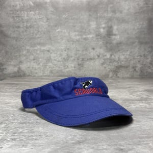 Vintage 90s Seaworld Embroidered Spellout Destination Visor Hat OSFA