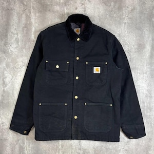 Vintage jaren 90 Carhartt deken bekleed canvas werkkleding karweijas maat Small