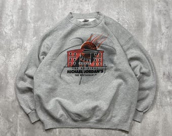 Nike Michael Jordan's Restaurant Destination graphic sweater jaren 90 maat XL