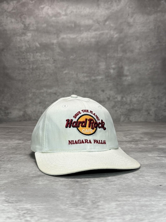 Vintage Hard Rock Cafe Niagara Falls Embroidered Logo Snapback Hat
